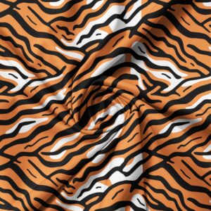 Tiger Fur Seamless Pattern