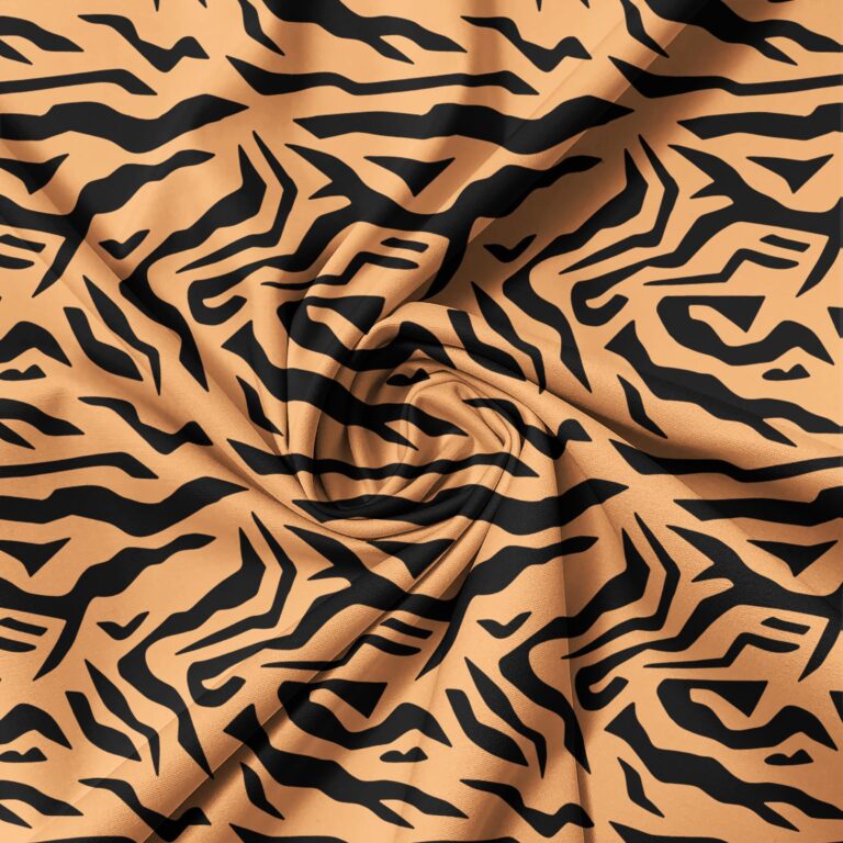 Wild Tiger Skin Seamelss Pattern
