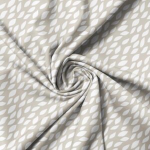 White Leaf Seamless Pattern