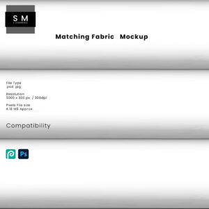 Professional Matching Fabric Mockup For Fashion Brands and Designers